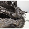 Bronze "La Chasse aux canards" signé P.J. MÊNE