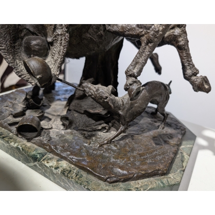 Bronze "Les pots cassés" signé BENLLIURE Y MORALES