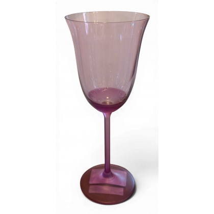 Verre haut violet-rose