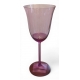 Verre haut violet-rose