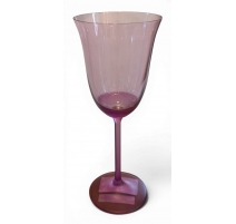 Verre haut violet-rose