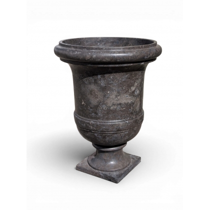 Vasque de Jardin en pierre marbrière noire