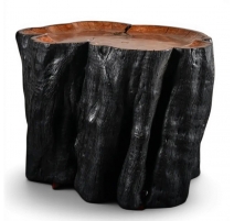 Table d'appoint Mentawai sur roulettes