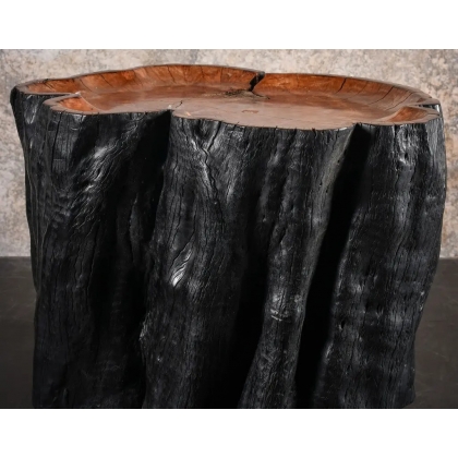 Table d'appoint Mentawai sur roulettes