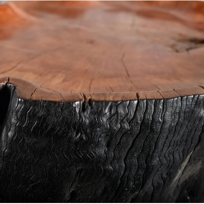 Table d'appoint Mentawai sur roulettes