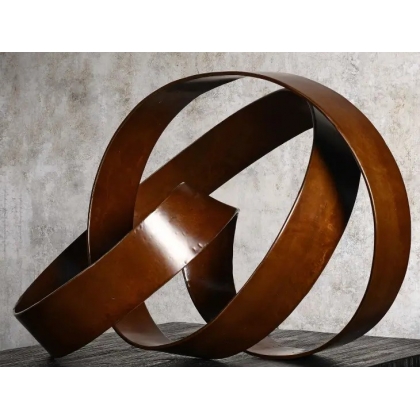 Sculpture Ruban en fer