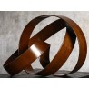 Sculpture Ruban en fer