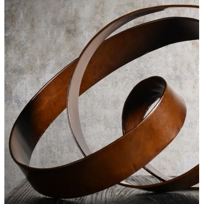 Sculpture Ruban en fer