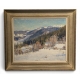 Tableau "Jura sous la neige" signé MAFLI