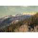 Tableau "Jura sous la neige" signé MAFLI