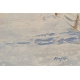 Tableau "Jura sous la neige" signé MAFLI