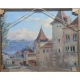 Tableau "Jura sous la neige" signé MAFLI