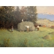 Tableau "Les hauts de Lausanne" signé MARGAIRAZ