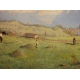 Tableau "Les hauts de Lausanne" signé MARGAIRAZ