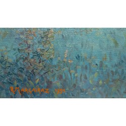 Painting entitled "Les hauts de Lausanne" by MARGAIRAZ