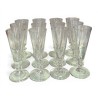 Lot de 12 flutes à champagne