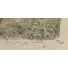 Gravure "Renardeau" signée COSANDEY