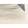 Engraving entitled ‘Snowy Landscape’, signed DEPERTHES