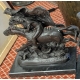 Bronze "The Horse Thief" d'après REMINGTON