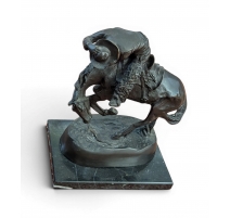 Bronze "The Rattlesnake" d'après REMINGTON