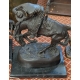 Bronze "The Rattlesnake" d'après REMINGTON