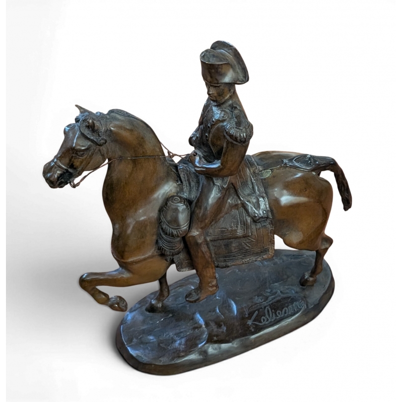 Bronze \"Napoléon à cheval\"