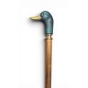 Walking stick with a ‘duck’s head’ knob