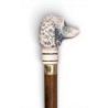 Walking stick with a ‘dog’s head’ knob