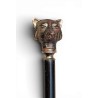"Fox's Head" walking stick