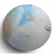Tableau rond "Sans titre" signé E MIAULT 2015