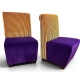 Paire de banquettes