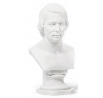 Buste "Schumann" en porcelaine biscuit