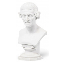 Buste "Haydn" en porcelaine biscuit