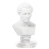 Buste "Schubert" en porcelaine biscuit