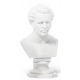 Buste "Schubert" en porcelaine biscuit