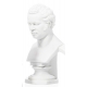 Buste "Schubert" en porcelaine biscuit