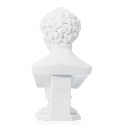 Buste "Schubert" en porcelaine biscuit