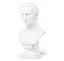 Buste "Weber" en porcelaine biscuit