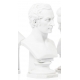 Buste "Weber" en porcelaine biscuit