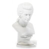 Buste "Mozart" en porcelaine biscuit