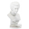 Buste "Mozart" en porcelaine biscuit
