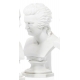 Buste "Mozart" en porcelaine biscuit