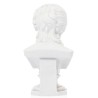 Buste "Mozart" en porcelaine biscuit