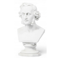 Buste "Mendelsohn" en porcelaine biscuit