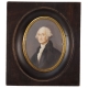 Miniature "Georges Washington" signée IS