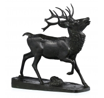 Bronze "Cerf", signé BARYE