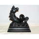 Sculpture "Cheval marin" en bois