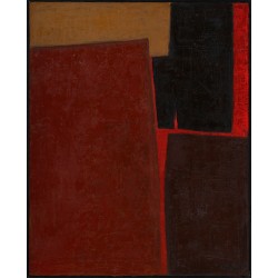 Tableau \"Composition\" signé MAFLI 92