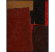 Tableau "Composition" signé MAFLI 92