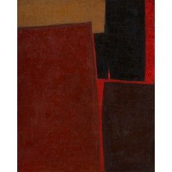 Tableau \"Composition\" signé MAFLI 92